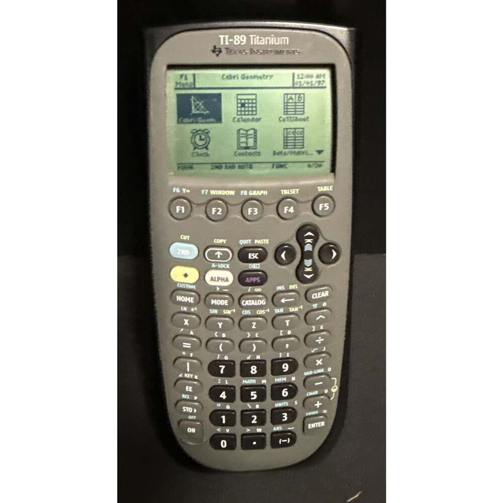Texas Instruments TI-89 Titanium Graphing Calculator Black Gray Calculus Math - Picture 2 of 7